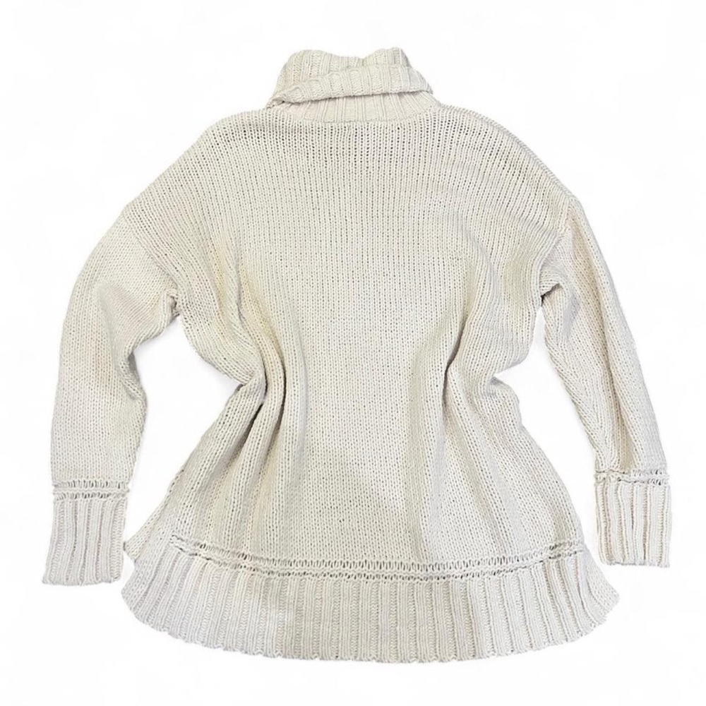 Aerie Cream Turtleneck Sweater - Picture 3 of 5